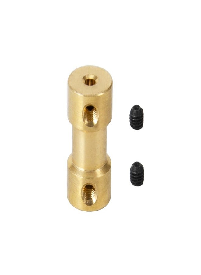 MORFUM 5PCS 2.3mm to 4mm Shaft Coupling Motor Connector Brass Shaft Coupling Joint Connector Motor Shaft Extension Connector for 3D Printers DIY RC Car Boat L20XD9 (2.3mm to 4mm) - Image 4